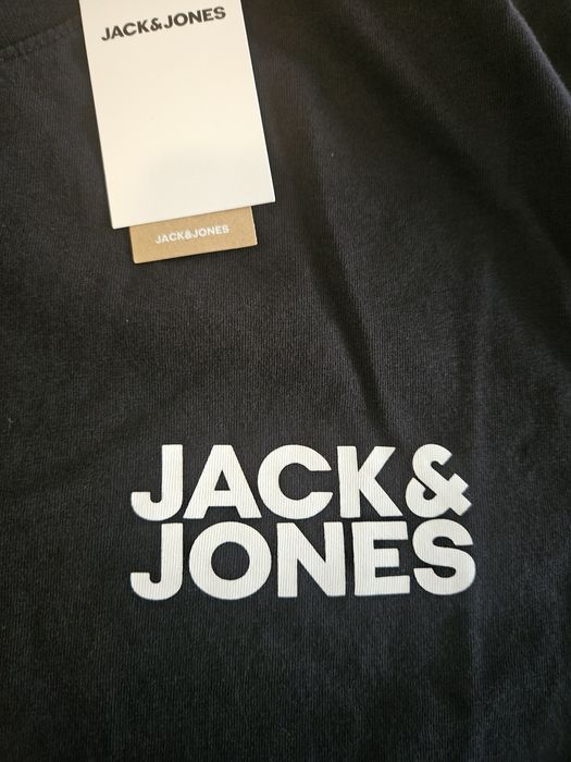 Tricou barbati Jack&Jones size L black