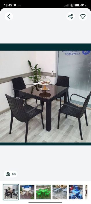 Стол стулья комплект