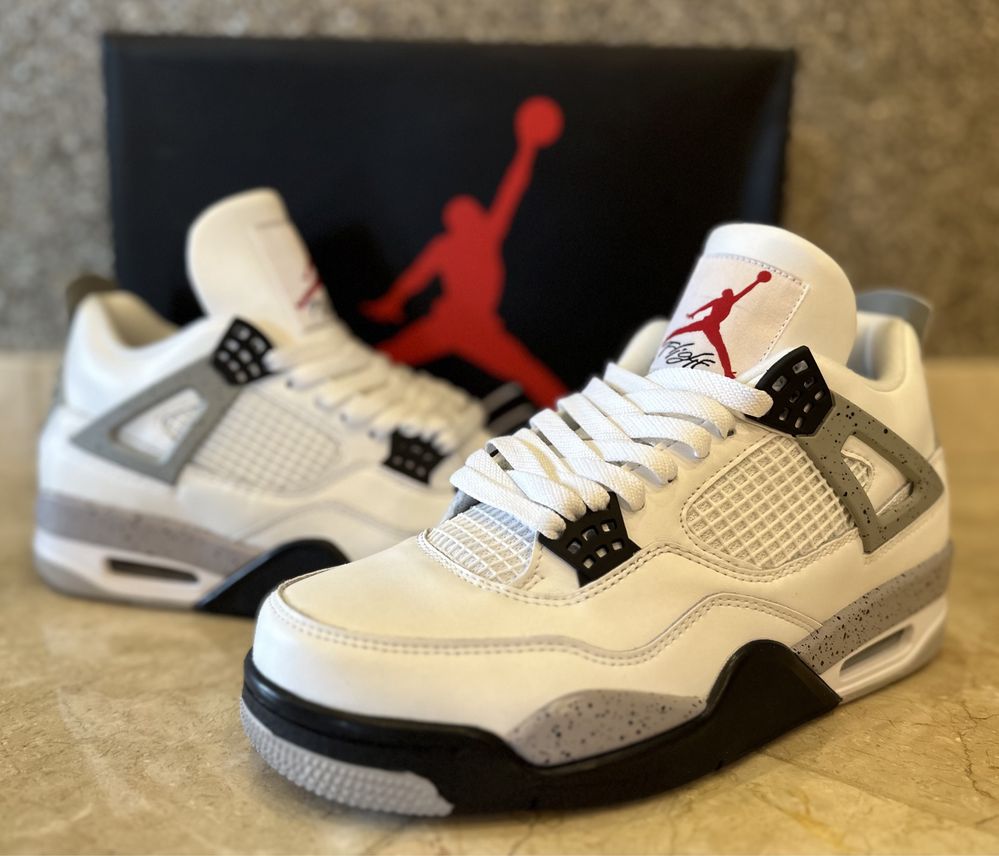 Jordan 4 White Cement - Marimi 36-47.5 in stoc acum