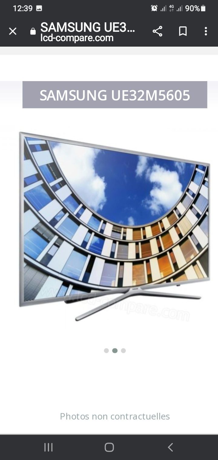 Smart Tv Samsung 32 M 5672 Diagonala 81 Qad Cor Hfi Internet Impecabil