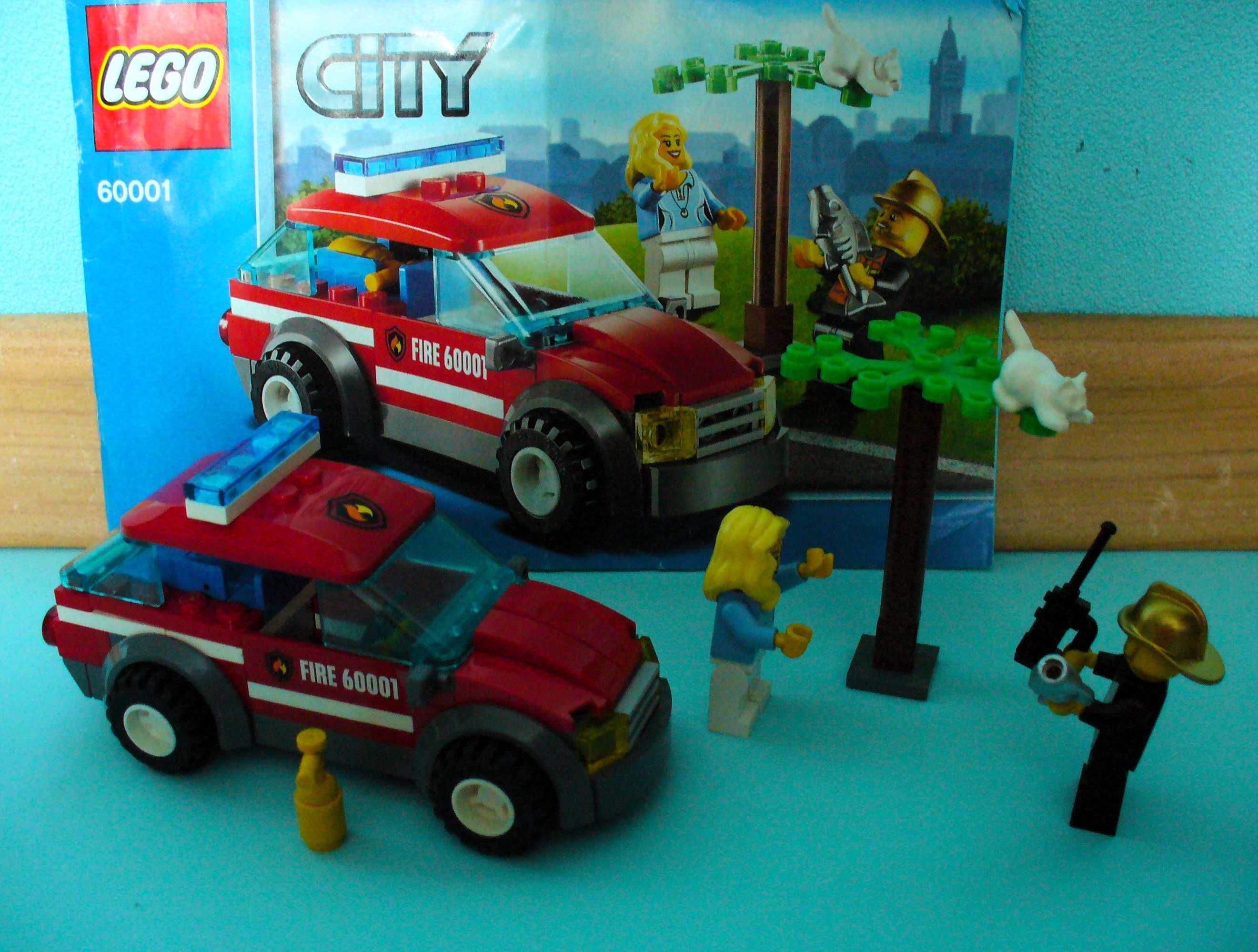 LEGO City 7208 Пожарна команда+автопарк модели 60001, 60003,7942, 4427