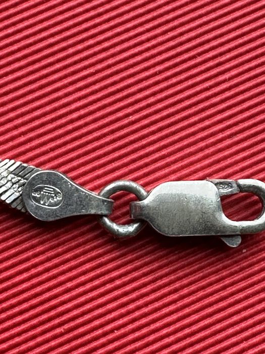 Lant argint model rope