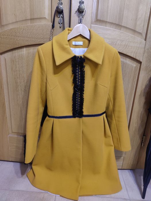 Palton de damă Mustariu galben mărimea S mărime 36