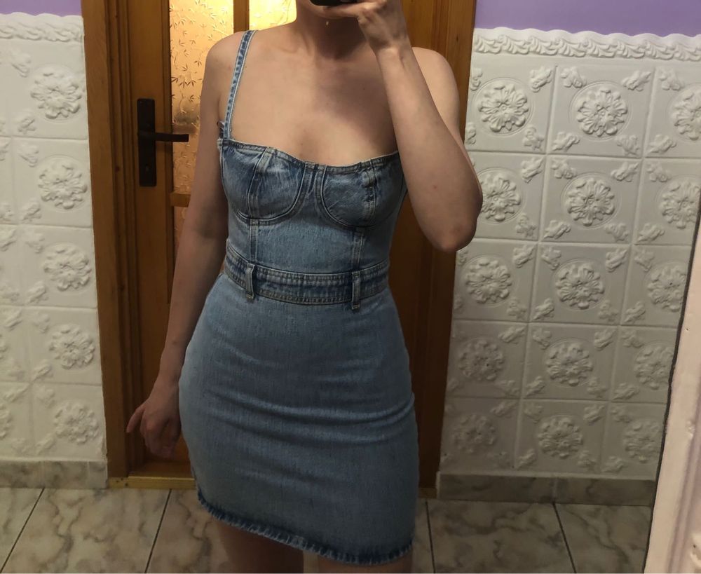 Rochie denim Pull&Bear marimea S