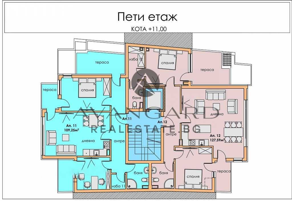 оф.20044 Тристаен до площад Шахбазян