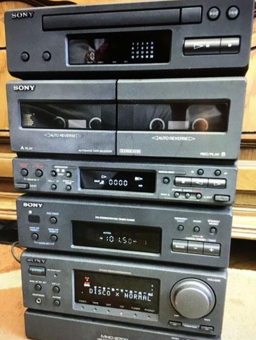 Mini-Sistem audio RETRO, MHC-2700, original-Sony, superb/recondiționat