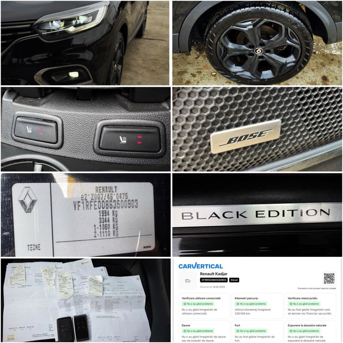 RENAULT KADJAR 2020 AUTOMAT 1.5 dCi‼️Black Edition Navi Piele Keyless