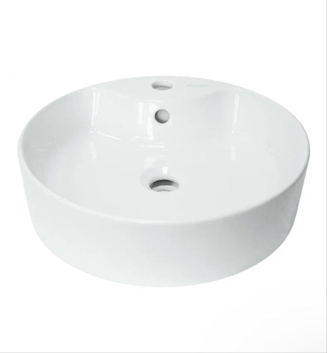 Раковина Sanita Best Shelf накладная круглая 43, фарфор