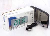 Електронен часовник огледален дисплей/дата/температура/аларма DT-6507