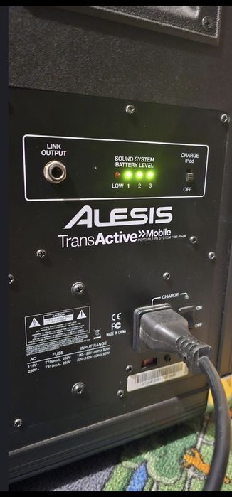 Monitor audio Alesis TransActive boxa activă instrument microfon