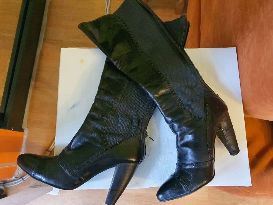 Cizme din piele mar. 35/36