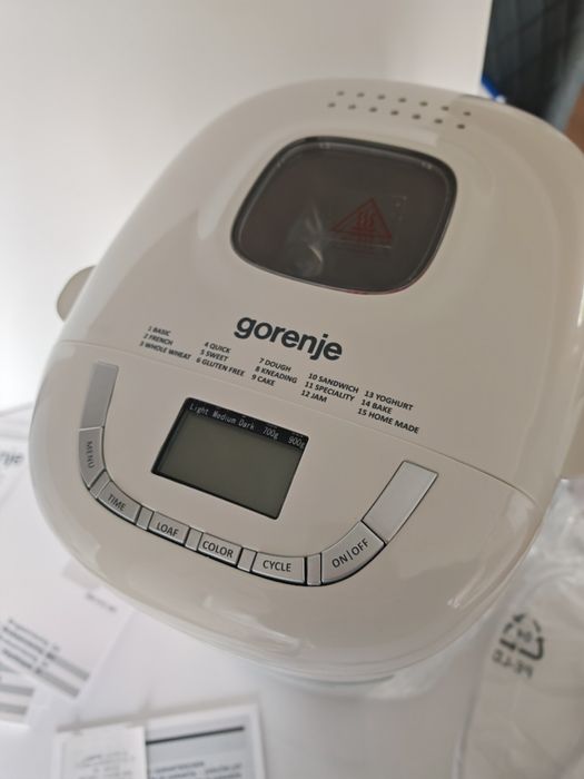 Хлебопекарна Gorenje нова