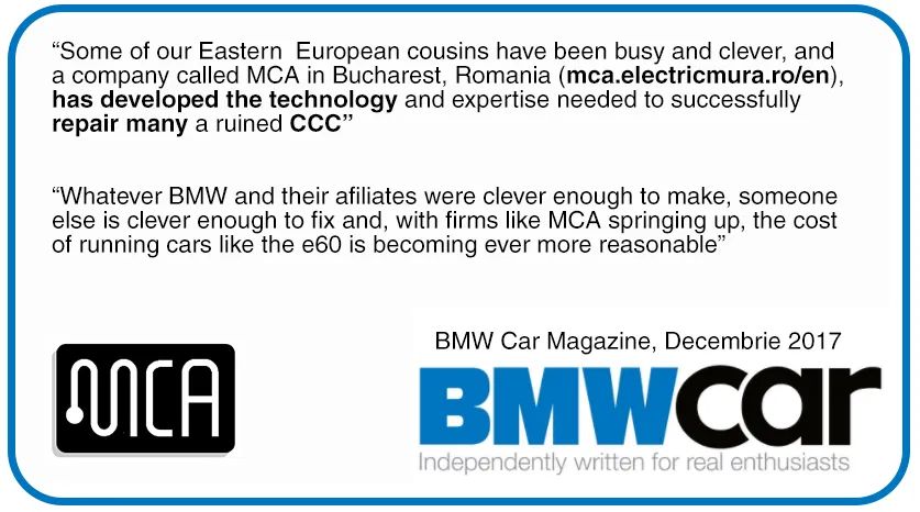 Reparatii CCC BMW iDrive | BMW E6x, E7x, E8x, E9x | Garantie 2 ani
