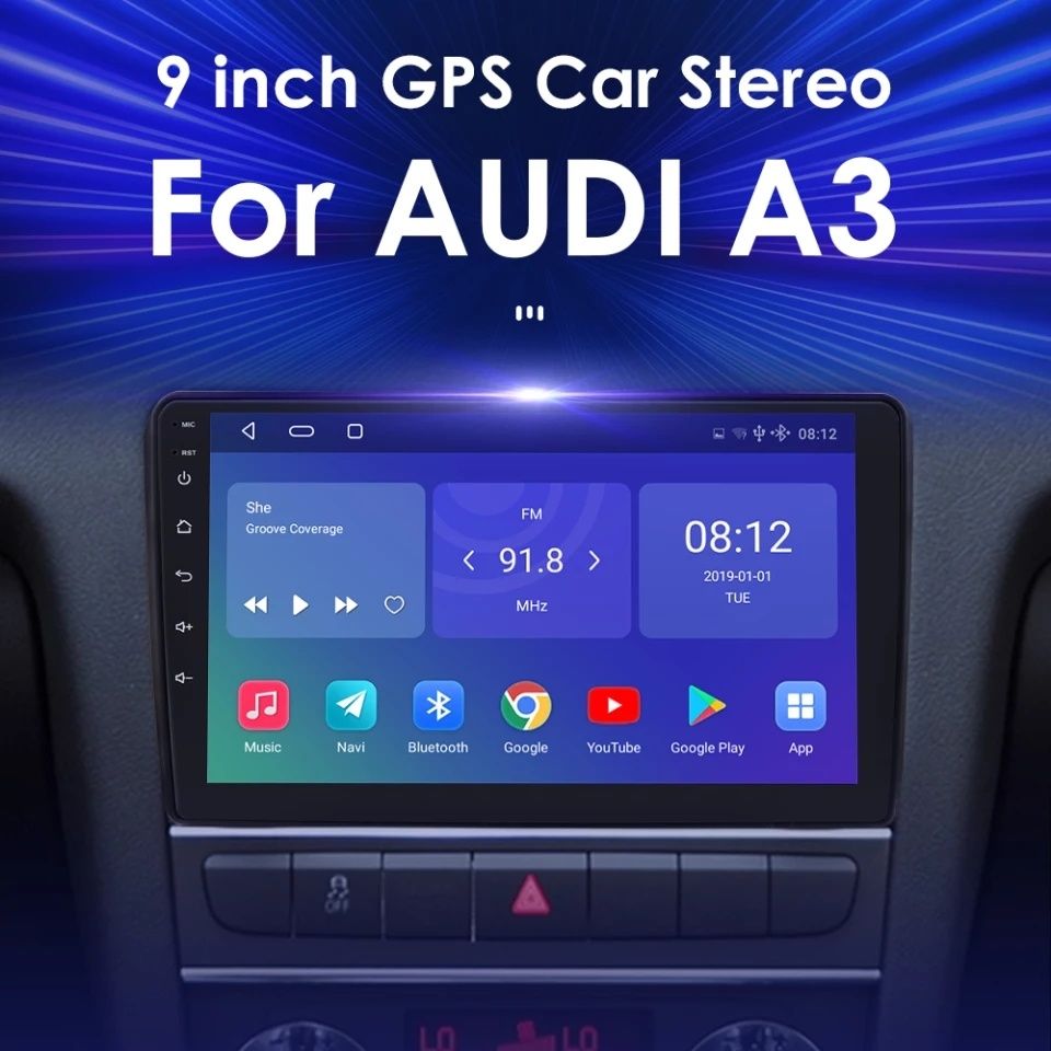 Audi A3, A4,2003/2012 cu android 12