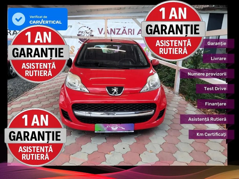 Peugeot 107 Peugeot 107 Junior/ An 2009/ 163.000 km/ VERIFICATA CARVERTICAL