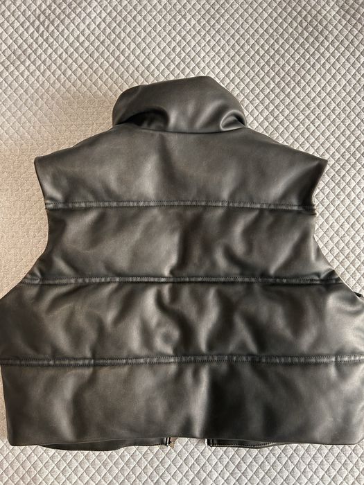 Къс кожен елек Зара размер ХС