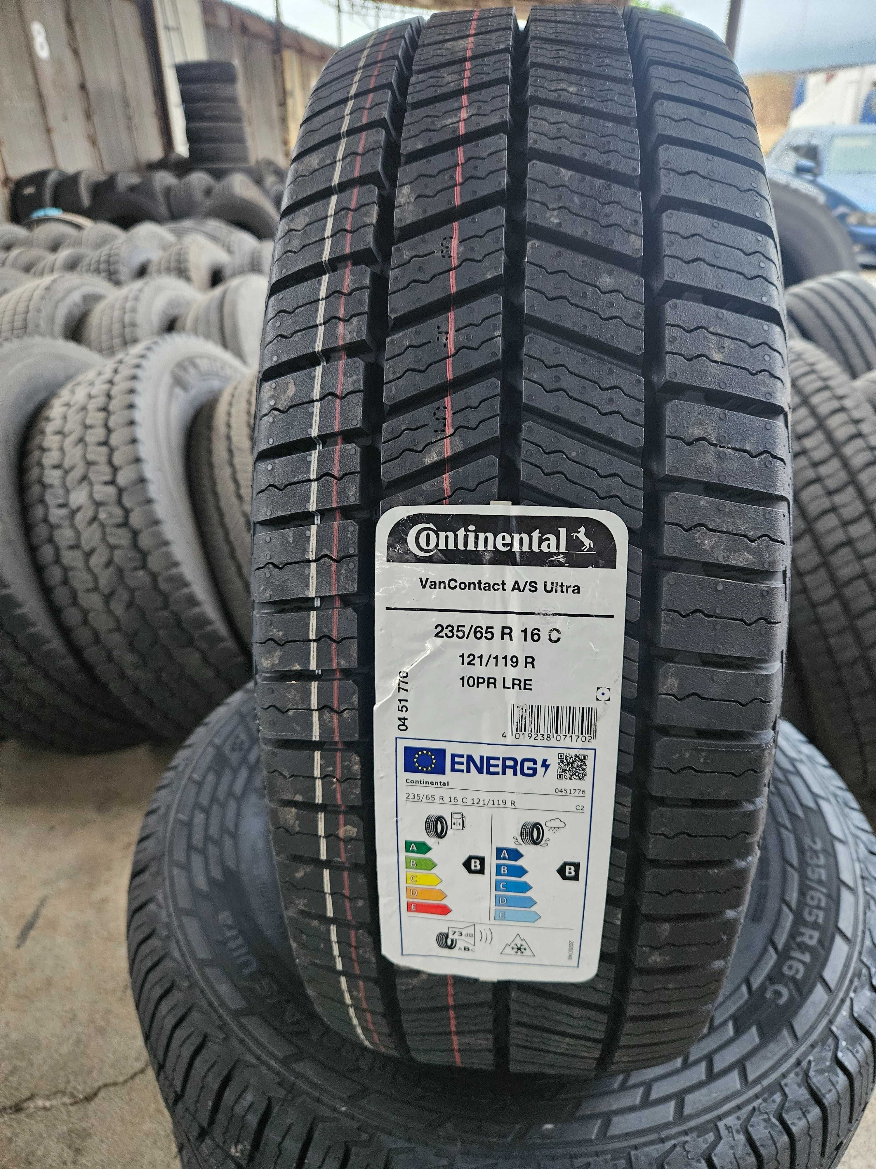 4 Нови бусови гуми 235/65R16C Continental Van A/S Ultra 121/119R 10PR