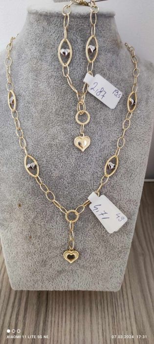 Aur 14 k 270 lei gr