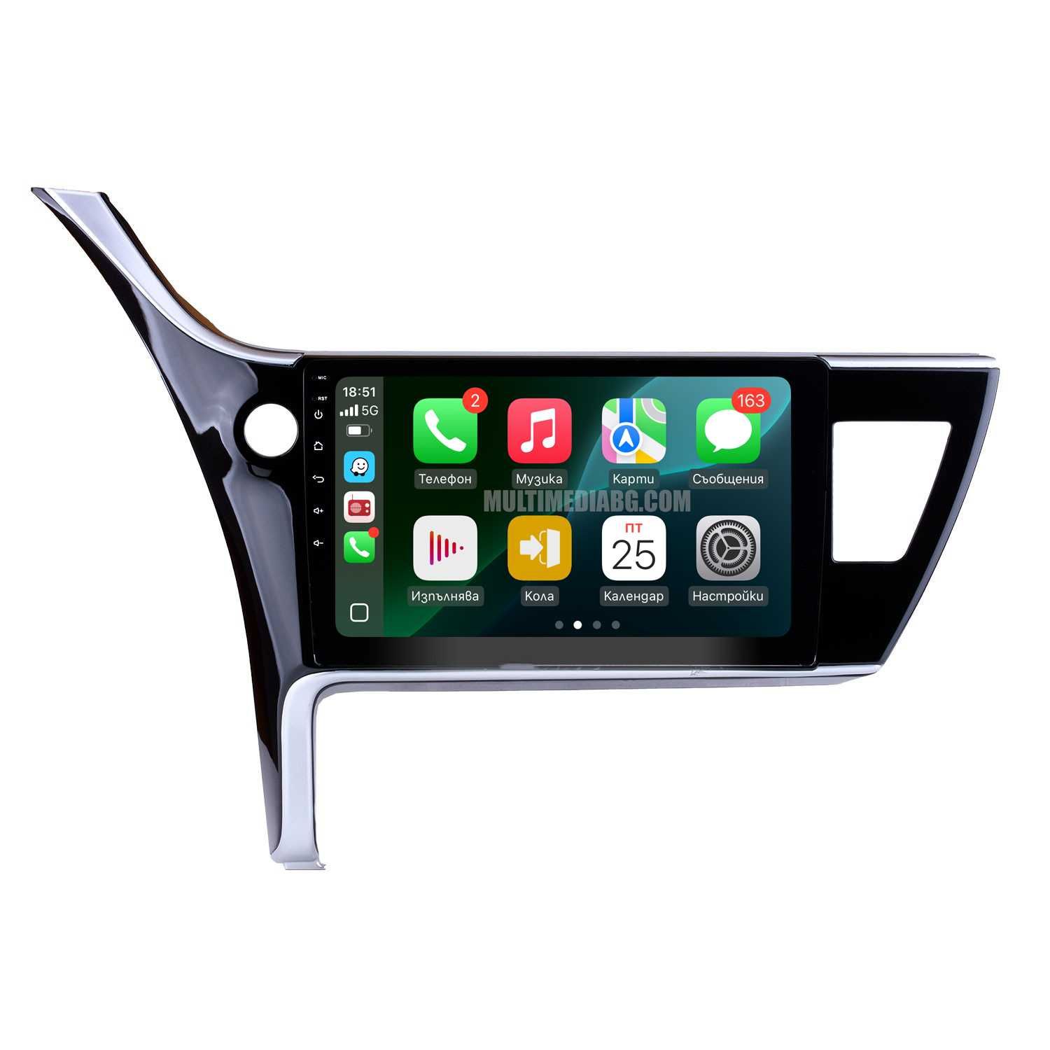 Toyota Auris 2013 - 2016 Мултимедия Навигация Android