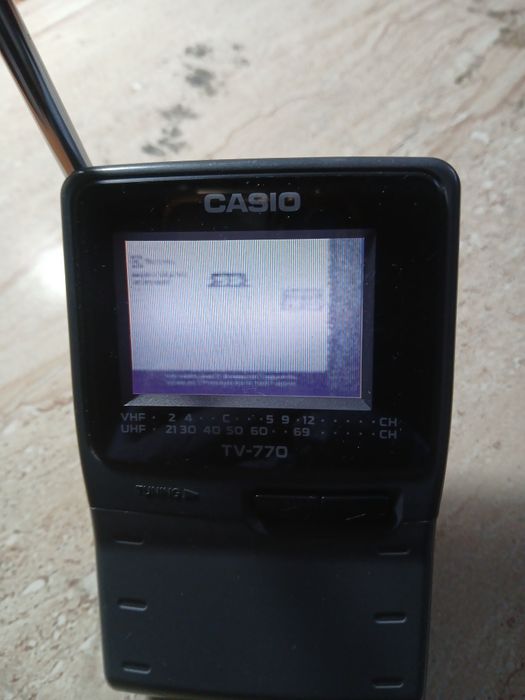 CASIO TV-770 unu mic sau mini televizor
