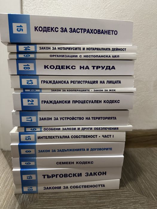Закони за изпит по гражданскоправни науки