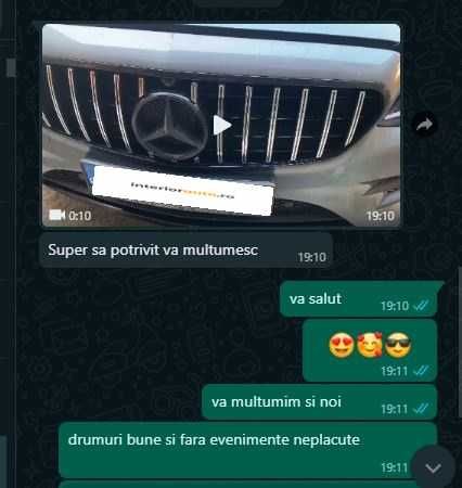 Grila chrome GTR compatibila cu MERCEDES  E-CLASS W213 S213 C238 2016+