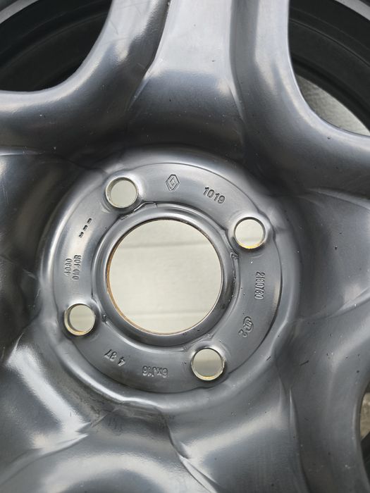 Set roti Dacia Stepway 16" 4x100 cu anvelope 205/55 R16, Renault