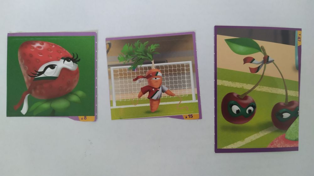 Стикери от колекцията "Свежите супер герои" на Кауфланд