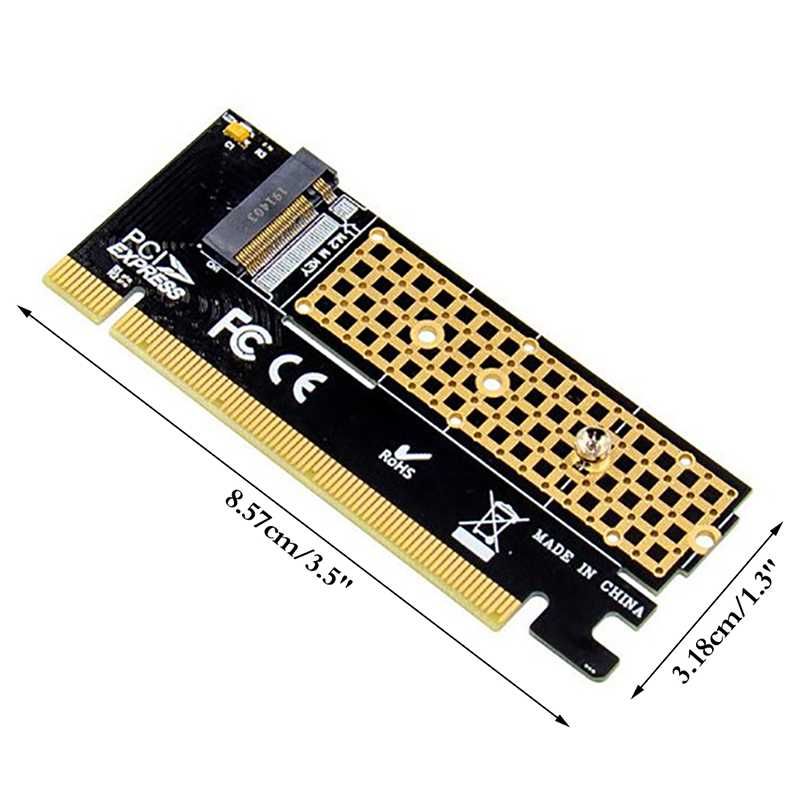 Adaptor SSD M2 M Key la PCIE 3.0 X16 2230 2242 2260 2280