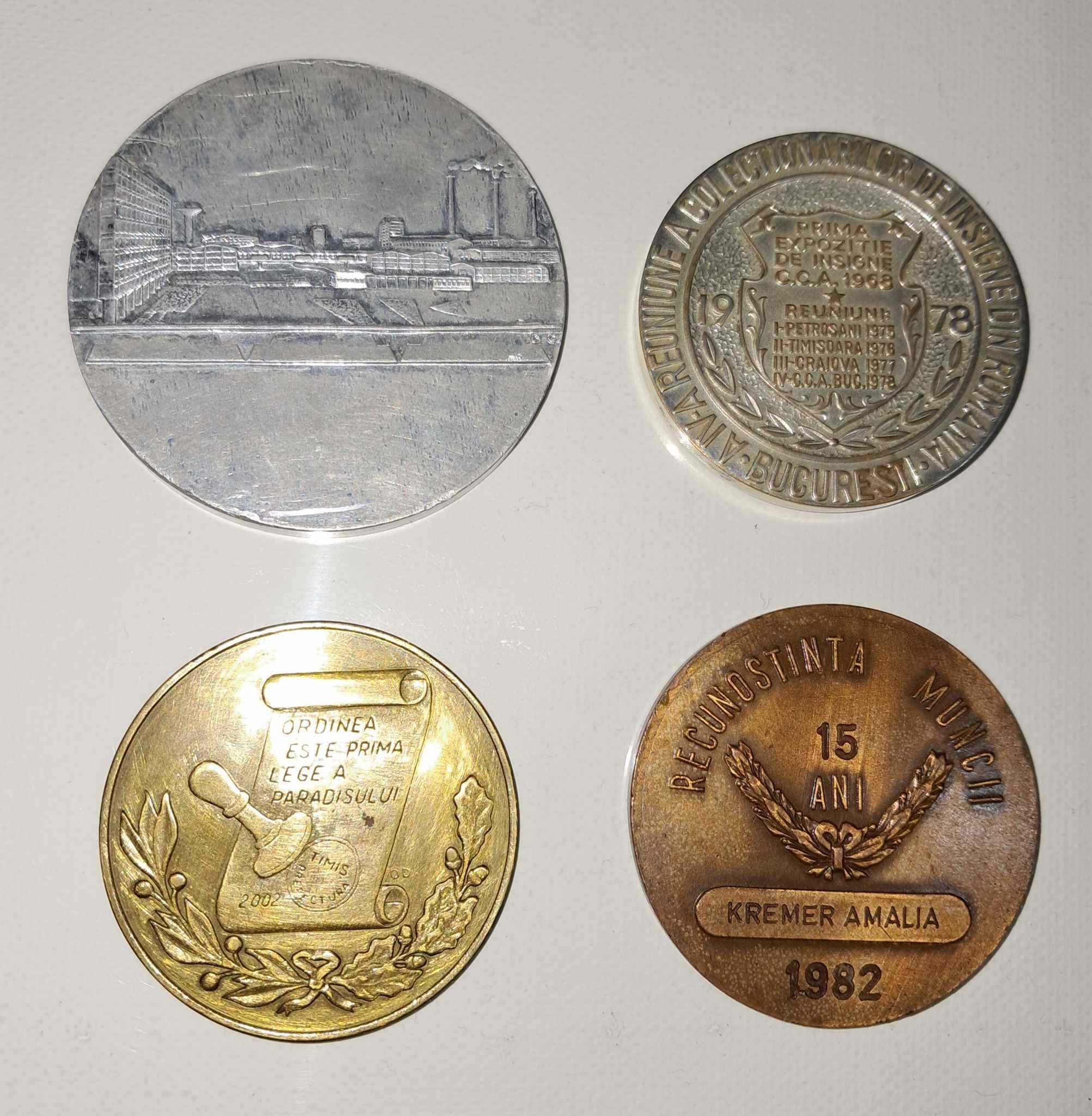 medalii românești Mureș Oradea Timiș Satu Mare Slobozia Roman Slatina