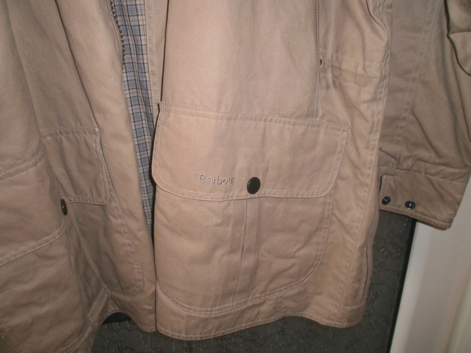 Мъжко яке BARBOUR с качулна,дълго