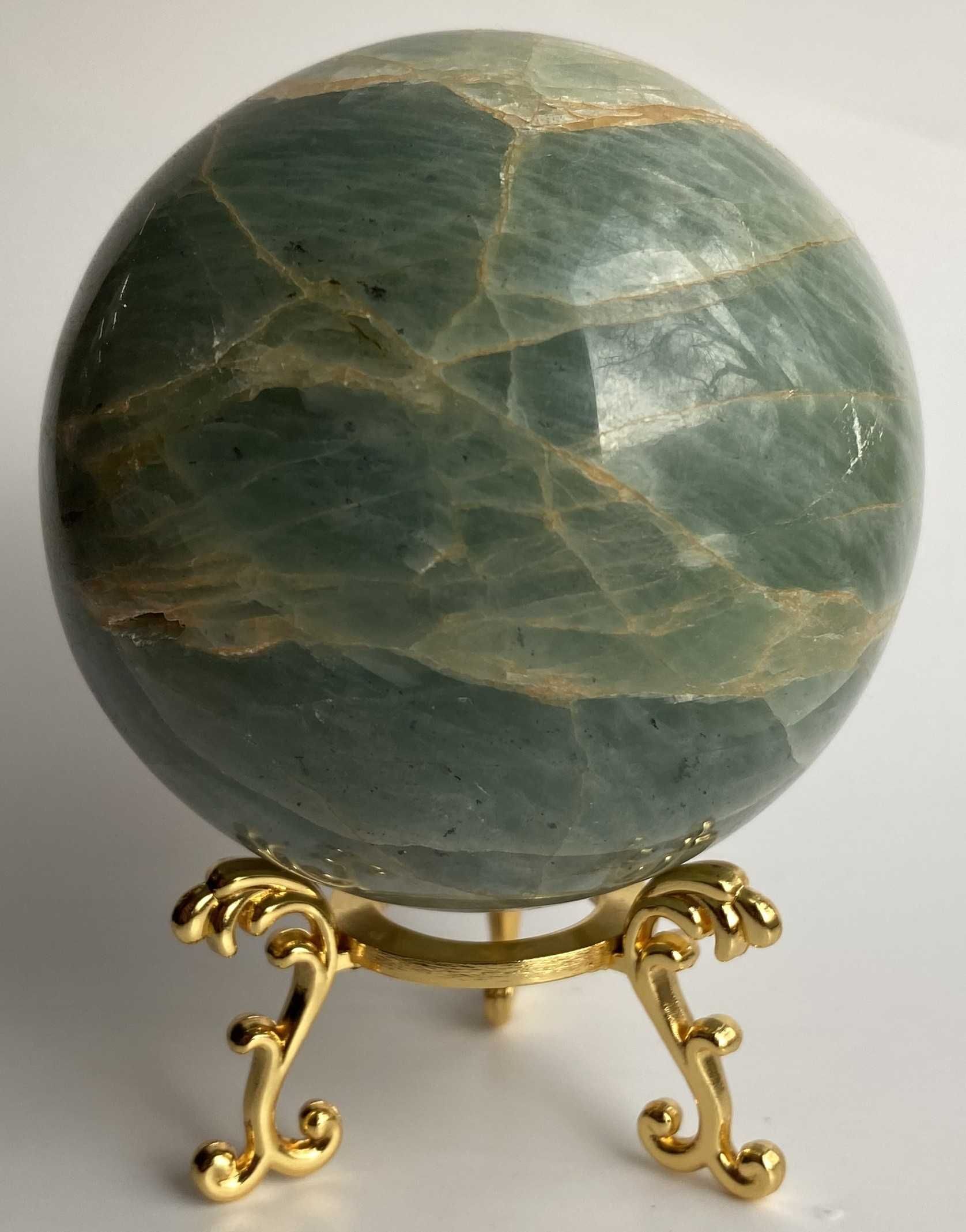 Cristale/Minerale - Piatra Lunii Verde - sfera piatra semipretioasa