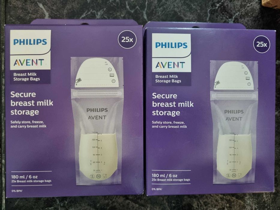 Pungi stocare lapte matern Philips Avent si irigator igiena intima