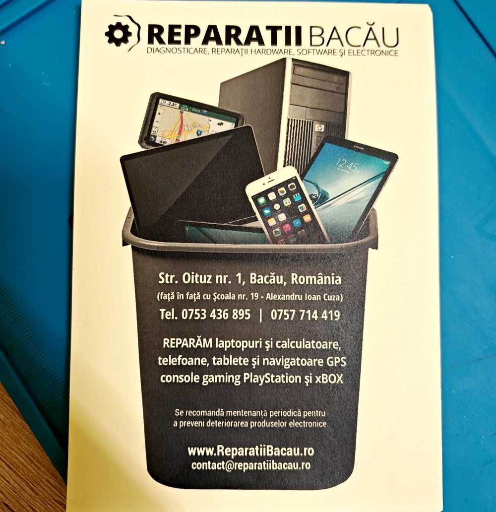 Reparatii laptopuri si calculatoare - software, hardware, electronica