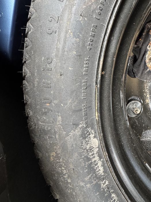 Roată rezerva r16 slim subțire janta bmw seria 1 3 5 x3 x5 115 90 16