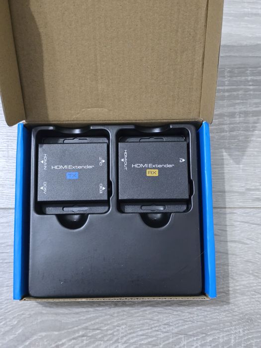 Extender HDMI VEDINDUST peste cablu de rețea Cat5e/Cat6 – până la 60m