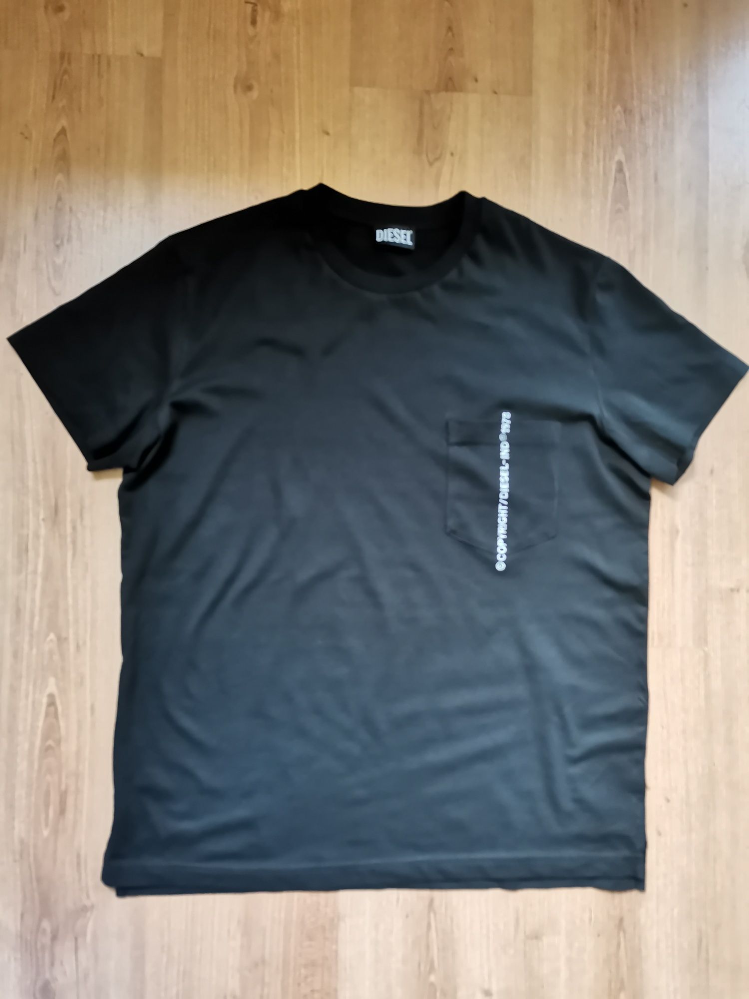 Черна тениска DIESEL T-Rubin
