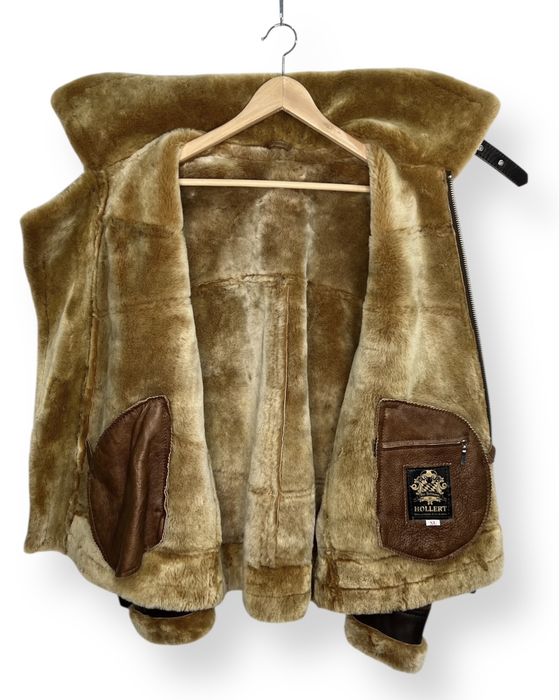 Jacheta Barbati Shearling din piele de oaie