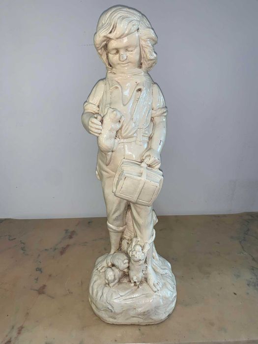 Statuie fetita decor