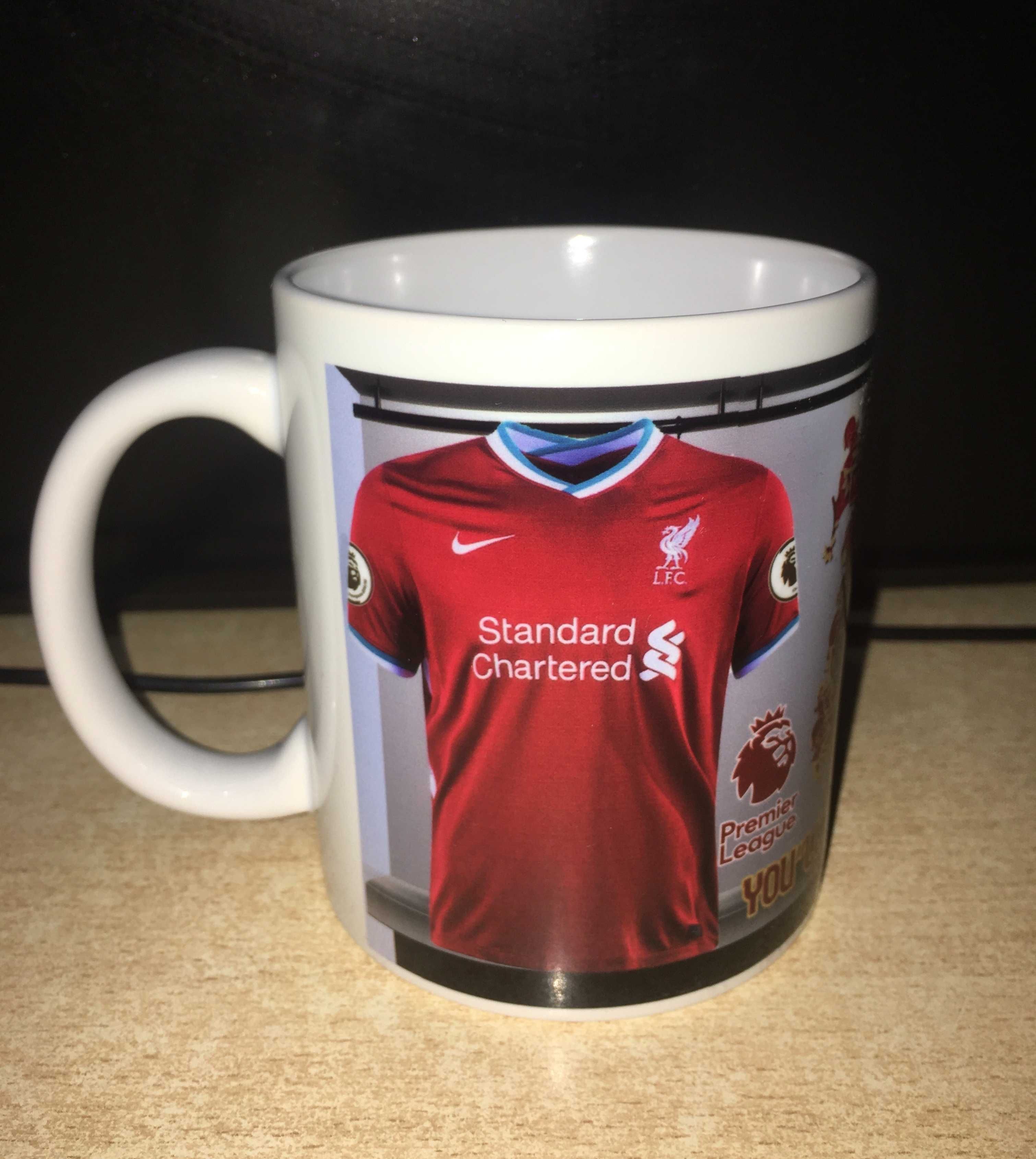 Футболна Чаша на ЛИВЪРПУЛ с име и номер сезон 2024!Чаша FC LIVERPOOL!