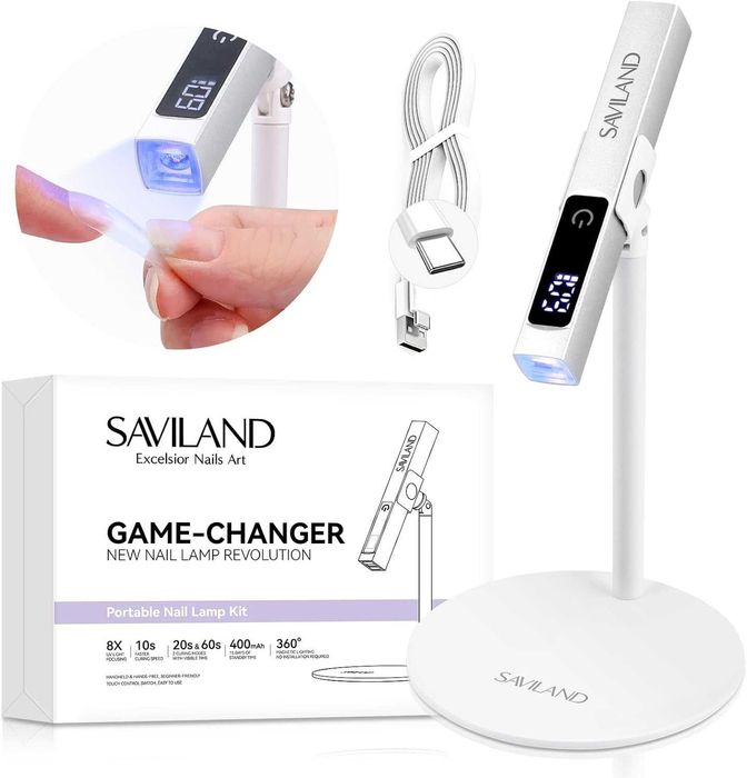 Saviland Мини UV лампа за нокти 12 W LED