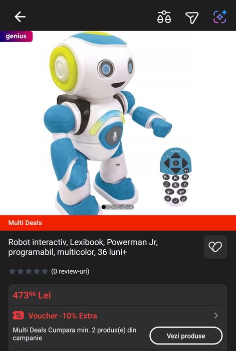 Robot educativ Lexibook Powerman Jr