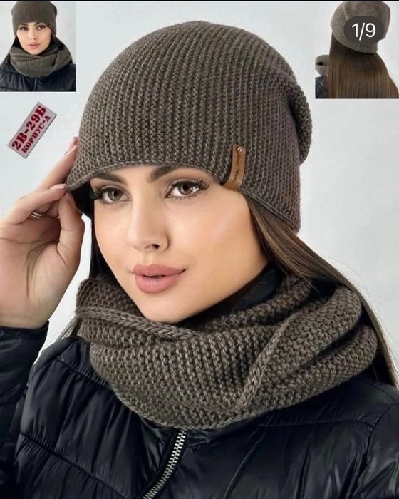 Комплект шапка+хомут