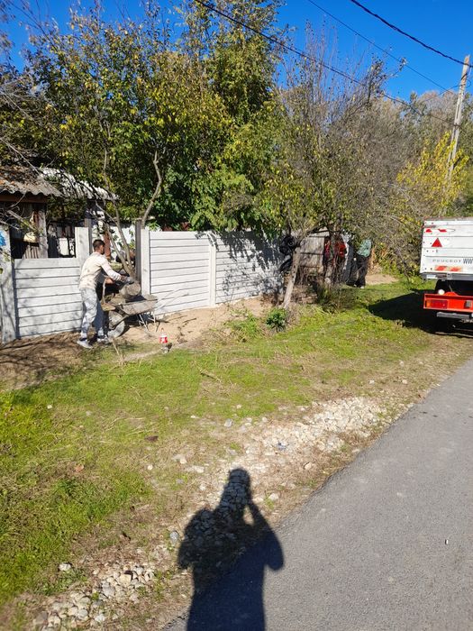 gard de beton  cu transport și montaji