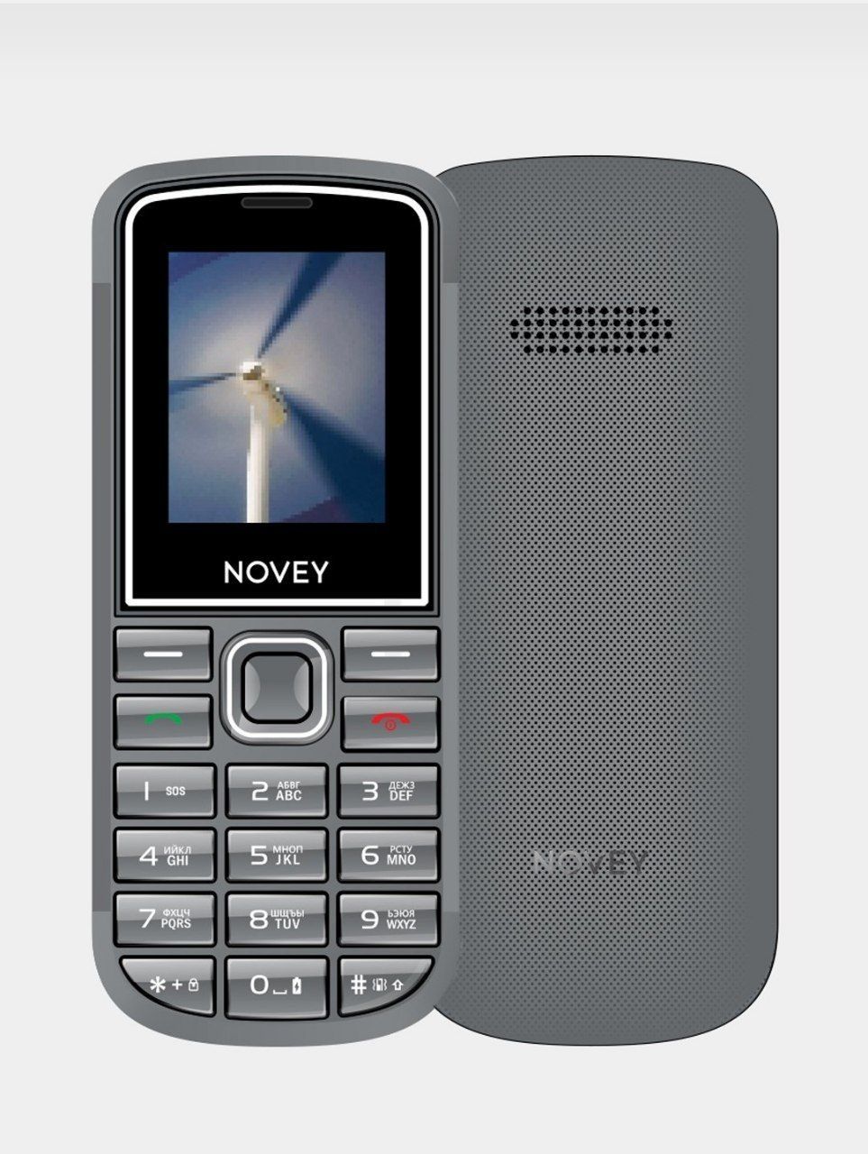 Новый телефон кнопочный Novey 102 Доставка есть!
