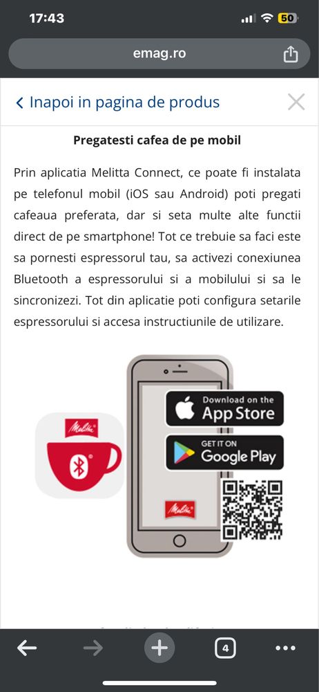 Melita Caffeo Barist T SMART CONNECT