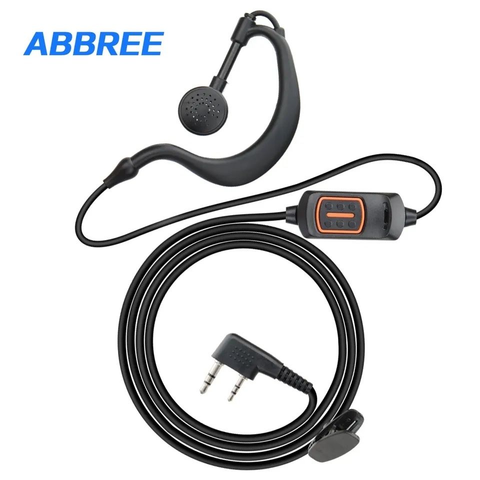 Casca cu microfon ABBREE, 2Pini, mufa K, UV5R uv-82 UV-13 PRO