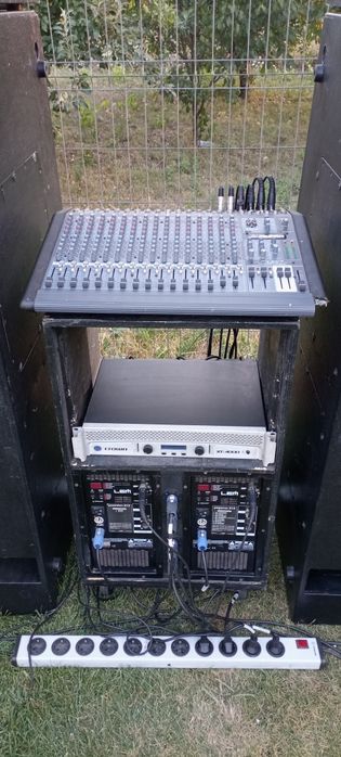 sistem sonorizare LEM boxe pasive mixer amplificator (made in italy)