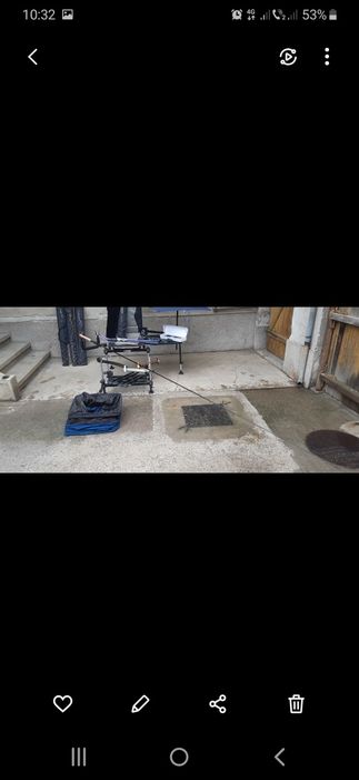 Scaun, platformă și accesorii pescuit