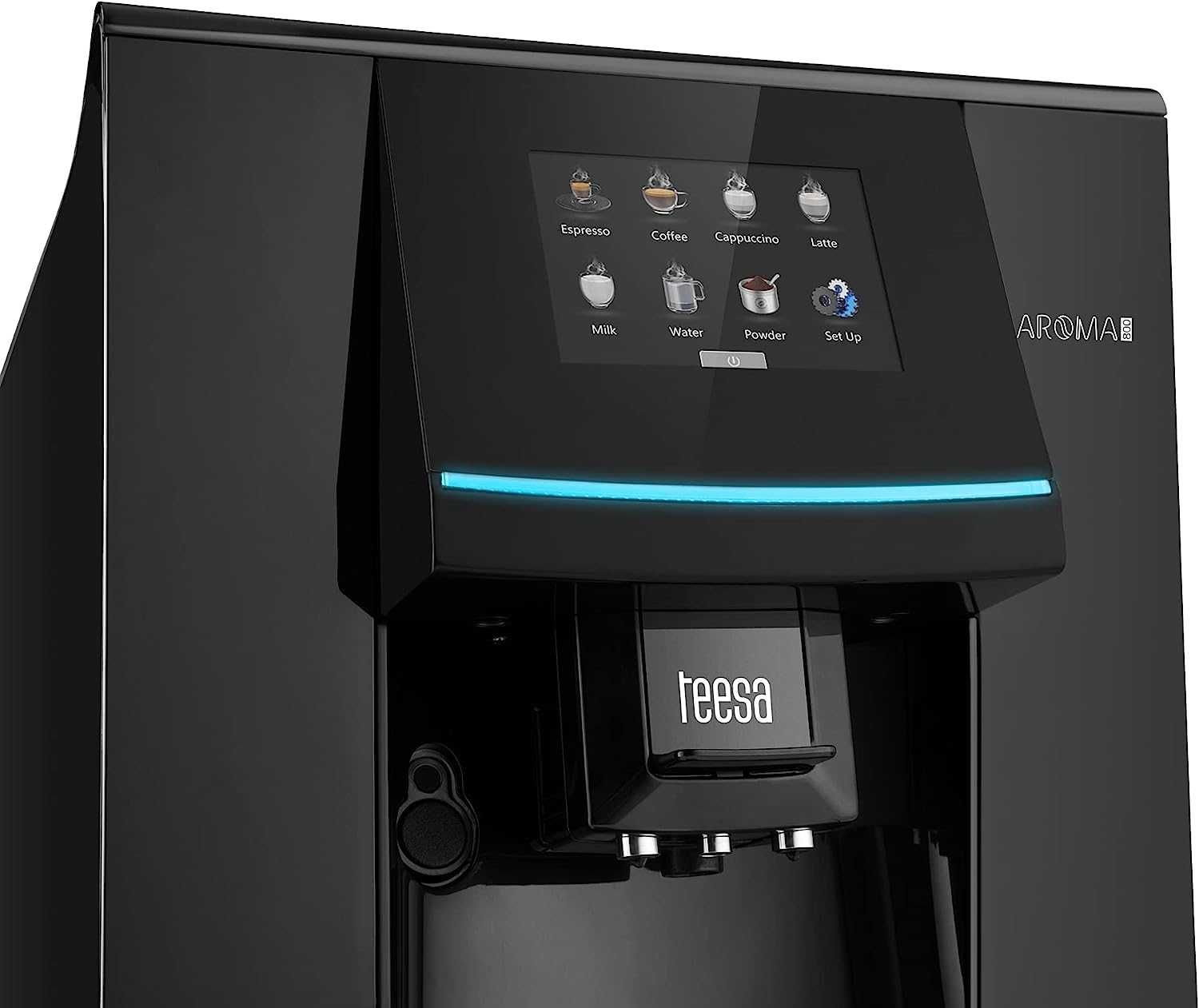 Кафеавтомат кафемашина TEESA AROMA 800 с тъч дисплей и кана за мляко